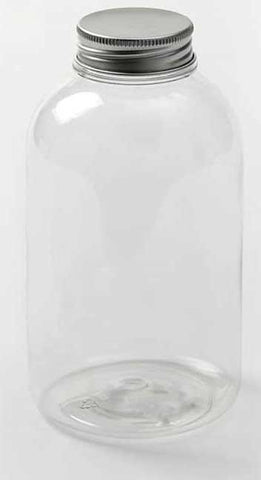 American Metalcraft Plastic Beverage Bottle with Aluminum Lid, 16 Ounce -- 12 per case
