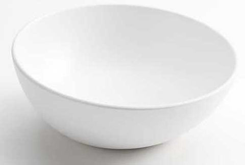 American Metalcraft Lift Collection Melamine White Angled Bowl, 40 Ounce