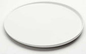 American Metalcraft Lift Collection Melamine White Round Plate, 11 3/4 inch Dia