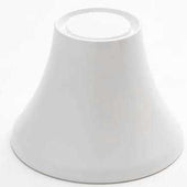 American Metalcraft Lift Collection White Melamine Pedestal, 4 7/8 inch Height