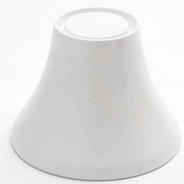 American Metalcraft Lift Collection White Melamine Pedestal, 4 7/8 inch Height