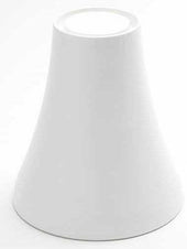 American Metalcraft Lift Collection White Melamine Pedestal, 7 1/8 inch Height