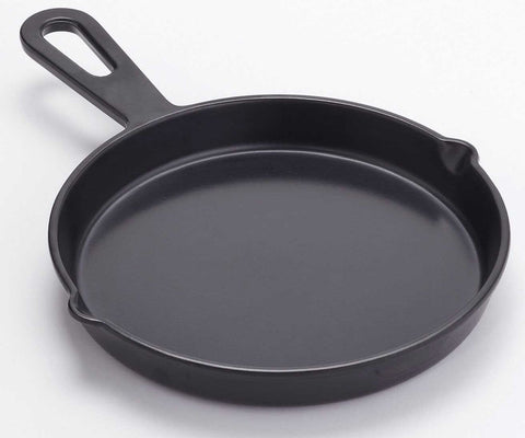 American Metalcraft Black Melamine Cast Iron Fry Pan, 8 1/2 inch Dia