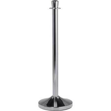American Metalcraft Classic Polished Chrome Flat Head Barrier System, 15 inch Diameter.