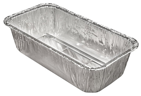 D and W Fine Pack Aluminum Loaf Pan, 2 Pound Capacity -- 500 per case.