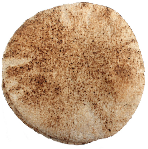 California Lavash Round Thin Pocketed Whole Grain Pita, 2 Ounce -- 180 per case