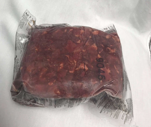 Eddy Raw Diced Marinated Beef Knuckles, 5 Pound -- 2 per case