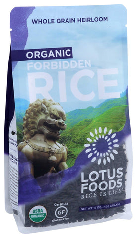 Lotus Organic Forbidden Rice, 15 Ounce -- 6 per case.