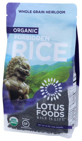 Lotus Organic Forbidden Rice, 15 Ounce -- 6 per case.