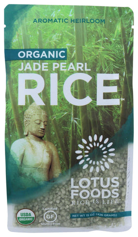 Lotus Organic Jade Pearl Rice, 15 Ounce -- 6 per case.