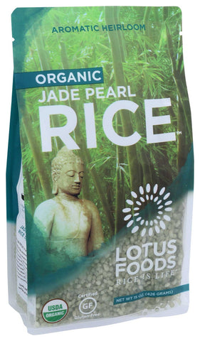 Lotus Organic Jade Pearl Rice, 15 Ounce -- 6 per case.