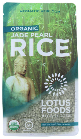 Lotus Organic Jade Pearl Rice, 15 Ounce -- 6 per case.