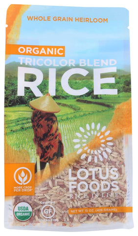 Lotus Organic Volcano Rice, 15 Ounce -- 6 per case.