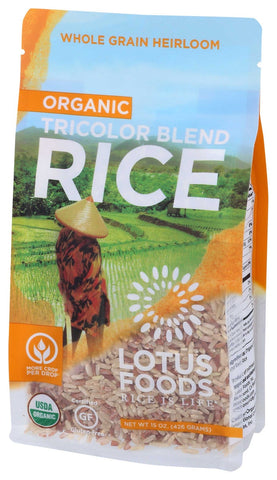 Lotus Organic Volcano Rice, 15 Ounce -- 6 per case.