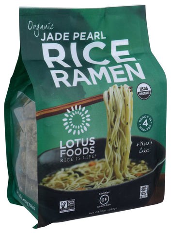 Lotus Foods Organic Jade Pearl Rice Ramen, 10 Ounce - 4 per pack -- 6 packs per case.