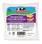 Cheesewich Colby Jack and Salami, 2.5 Ounce -- 96 per case.