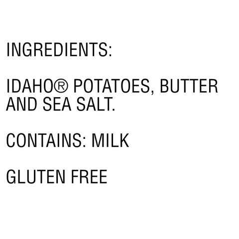 Honest Earth® Creamy Mashed Potatoes with Butter & Sea Salt, 8/26 oz. pchs