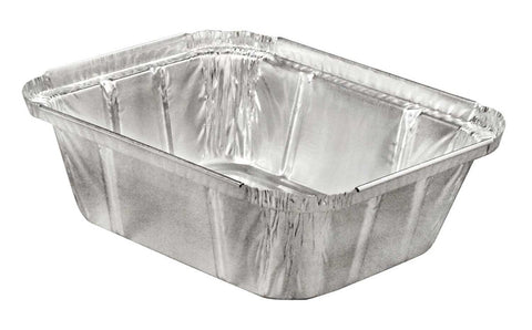 D and W Fine Pack Oblong Closable Aluminum Pan -- 1000 per case.