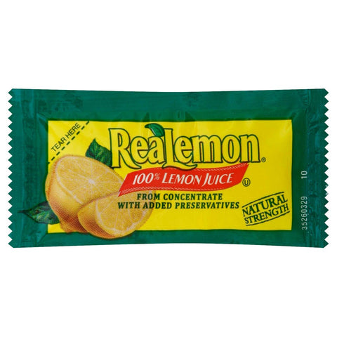 Portion Pac Realemon Juice Packet, 4 Grams -- 200 Count