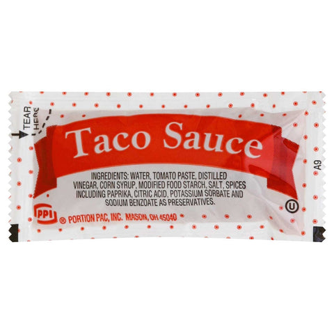 Portion Pac Taco Sauce, 9 Gram -- 200 Count
