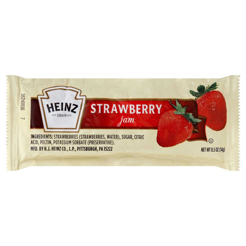 Heinz Single-Serve Strawberry Jam, 0.5 Ounce -- 200 per case