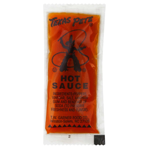 Portion Pac Texas Pete Hot Sauce, 7 Gram -- 1000 per case.