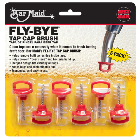 Bar Maid Fly-Bye Tap Cap Brush -- 6 per case