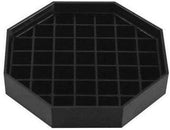 Bar Maid Black Drip Catcher, 4.5 inch -- 2 per case