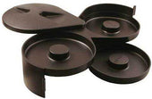 Bar Maid Black Three Tray Glass Rimmer
