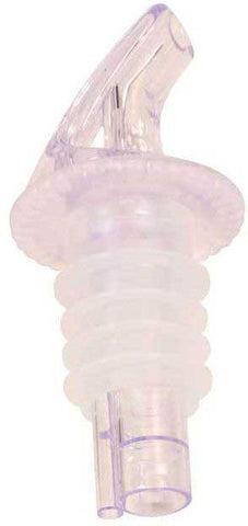 Bar Maid Premium Clear No Collar Wide Cork Pourer, 1 Ounce -- 12 per case