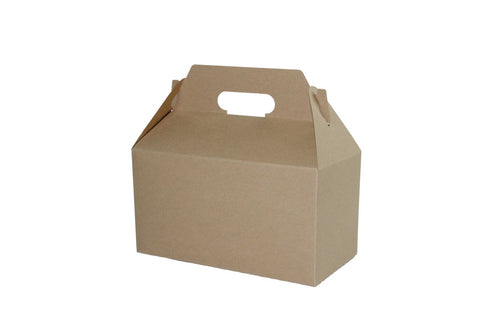 Boxit Kraft Gable Boxes with Auto Bottom, 8.875 x 5 x 6 3/4 inch -- 150 per case.