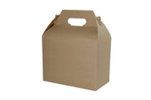 Boxit Kraft Gable Boxes with Auto Bottom, 9.5 x 5 x 5 inch -- 125 per case.