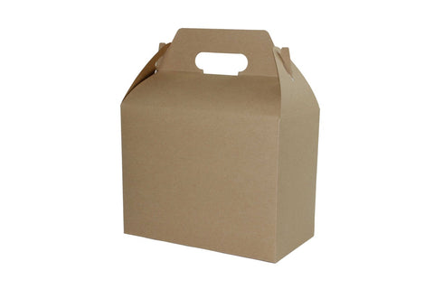 Boxit Kraft Gable Boxes with Auto Bottom, 9.5 x 5 x 5 inch -- 125 per case.