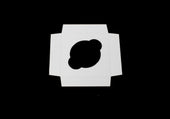 Boxit White 1 Cupcake Inserts, 3.9375 x 3.9375 x .875 inch -- 100 per case.