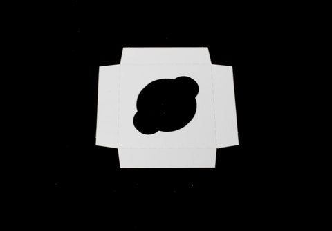 Boxit White 1 Cupcake Inserts, 3.9375 x 3.9375 x .875 inch -- 100 per case.