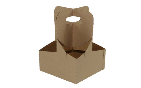Boxit Kraft Cup Carrier, 7 x 7 x 9.25 inch -- 200 per case.