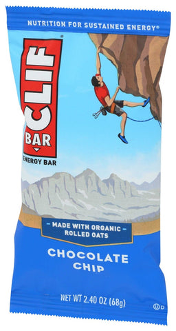Clif Chocolate Chip Bar, 2.4 Ounce -- 12 per case.