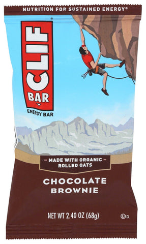 Clif Bars Chocolate Brownie - 2.4 ounce -- 12 per case.