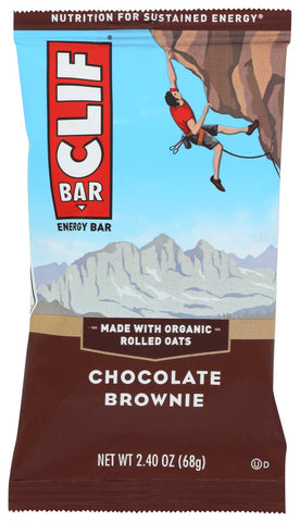 Clif Bars Chocolate Brownie - 2.4 ounce -- 12 per case.