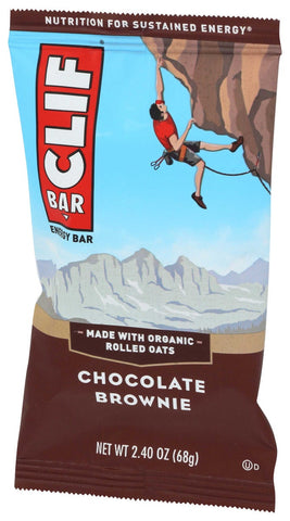 Clif Bars Chocolate Brownie - 2.4 ounce -- 12 per case.