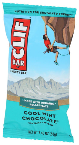 Clif Cool Mint Chocolate Bar, 2.4 Ounce -- 12 per case.