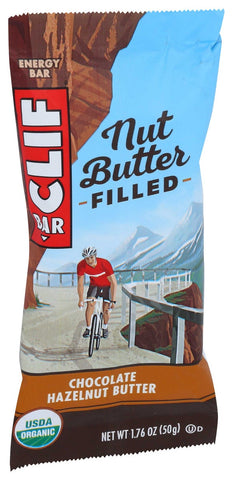 Clif Organic Chocolate and Hazelnut Butter Filled Bar, 1.76 Ounce -- 12 per case.