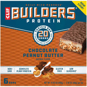Clif Builders Chocolate Peanut Butter Protein Bar, 2.4 ounce -- 36 per case