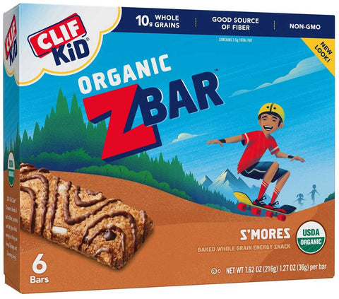 Clif Zbar Smores Energy Bar, 7.62 Ounce -- 9 per case