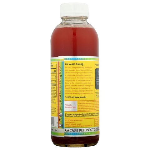 GTS Enlightened Synergy Organic Trilogy Raw Kombucha, 16 Fluid Ounce -- 12 per case