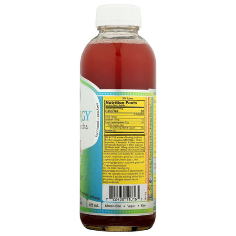 GTS Enlightened Synergy Organic Trilogy Raw Kombucha, 16 Fluid Ounce -- 12 per case