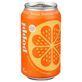Poppi Orange Prebiotic Soda, 12 Fluid Ounce -- 12 per case