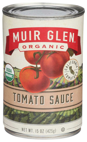 Muir Glen Tomato Sauce - 15 ounce -- 12 per case.
