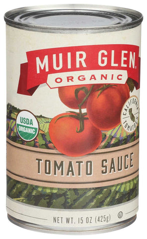 Muir Glen Tomato Sauce - 15 ounce -- 12 per case.
