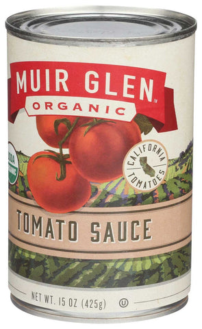 Muir Glen Tomato Sauce - 15 ounce -- 12 per case.
